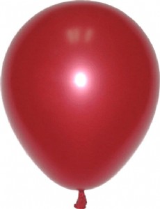 空飄11"珍珠氣球-紅色